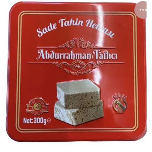 A.Tatlıcı Sade Tahin Helva teneke